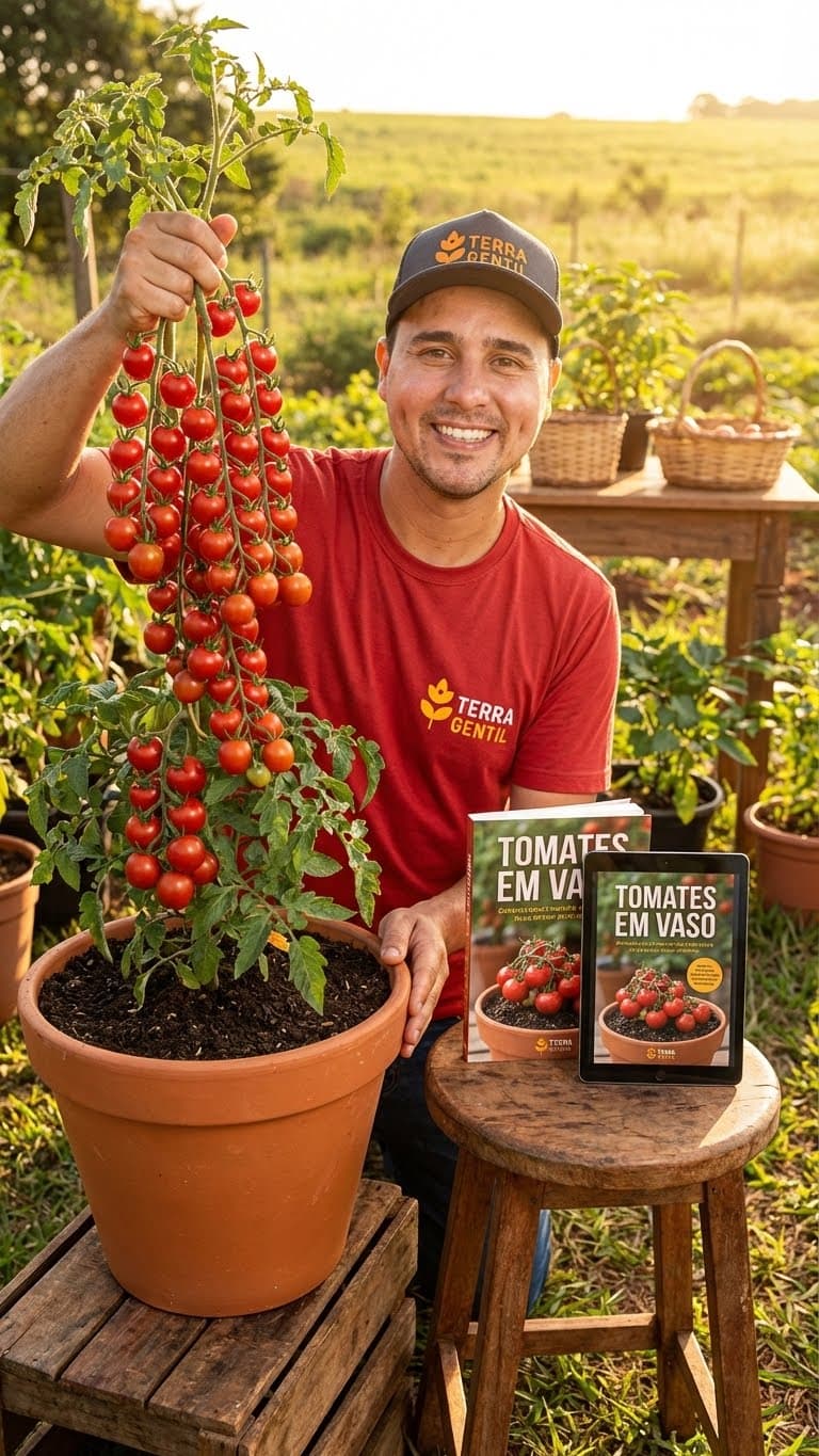 Tomate em Vaso: Colheita Farta
