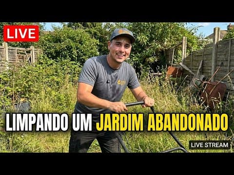 Transformação Completa do Jardim Abandonado de um Senhor