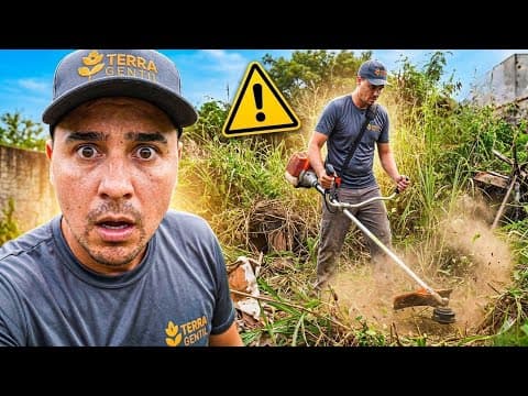 Ele Não Conseguia Cuidar do Jardim, Então Cortei a Grama de Graça